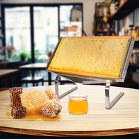 Nouveau support d'affichage en nid d'abeille Witbee HCS-2 en acier inoxydable 304 pour équipement d'apiculture, plateau de décapsulage avec assemblage facile