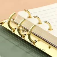 Libreta de Negocios Personalizada A5 de Cuero/PU, con Cierre Magnético Triple, Páginas Rayadas, Hojas Sueltas, Encuadernación Cosida, Regalo para Reuniones