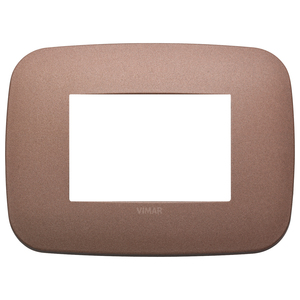 Placca Rotonda Vimar Bronzo Opaco 12,75x9,5 cm Accessorio per Cablaggio - Product Image 1