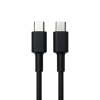Câble USB Type C vers Type C personnalisé de 1 m en TPE avec conducteur en cuivre pur, charge rapide 5A PD 60W pour téléphones/tablettes/ordinateurs portables