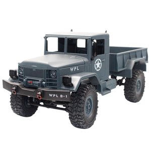 WPL B-14 2.4G 1:16 Camión Militar RC a <span class=keywords><strong>Escala</strong></span> Completa 4WD, Juguete RC con Control Remoto y Luces - Product Image 1