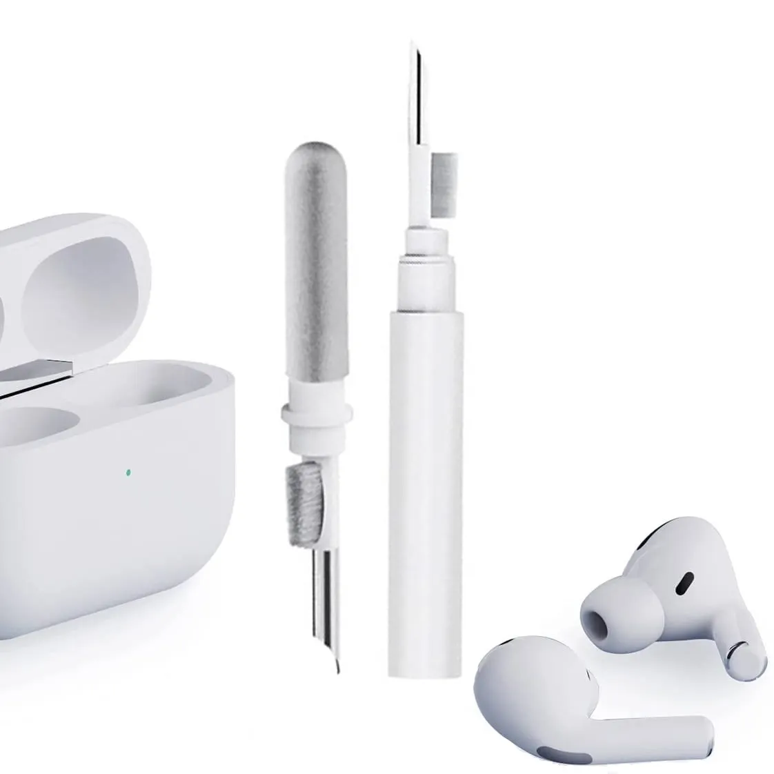 Wholesale 3 in 1 Headphone Wireless Earbuds Charging Box Cleaner Brush Multifunctional Earphone Keyboard Cleaning Tool Kit