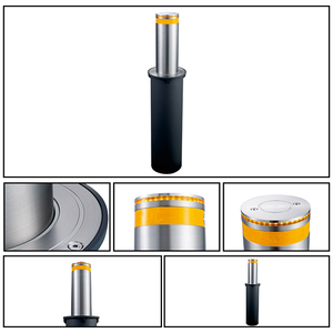 Bolardos hidráulicos Bolardos de elevación hidráulicos de seguridad con luz LED completamente automáticos controlados a distancia con aplicación de teléfono móvil - Product Image 4