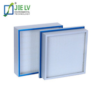 Filtro HEPA y ULPA de pliegues mini con sellado de gel superior para tanques de líquidos HVAC H13 H14 U15, directo de fábrica