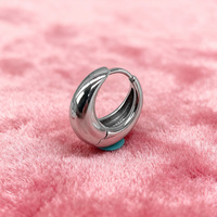 KAAN JEWELRY Damen 925 Silber Trendige Creolen – Vielseitige Basis für den Alltag