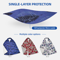 En gros Durable Microsuede Adulte Bavoir À Manger Écharpe Lavable Réutilisable Alimentaire Vêtements Protecteurs pour Femmes