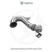 Tuyau d'échappement YT pour Mercedes Benz GT43 GT50 GT53 GLE53 S450 S500 M256 en acier inoxydable 304