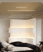 Production professionnelle étanche Portable pliant accordéon Kraft nid d'abeille diviseur de pièce papier mur