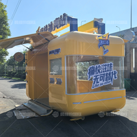 Remorque de camion de nourriture avec machine à collation à la crème glacée et équipement pour croustilles de bonbons à la gaufre-Utilisation en camping et au détail (résistant à la rouille)