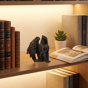 Estatua de Ángel Llorón Impresa en 3D, Decoración Gótica para el Hogar, Figura en Miniatura, Arte Oscuro, Adorno de Escritorio, Ángel <span class=keywords><strong>Triste</strong></span> - Product Image 4