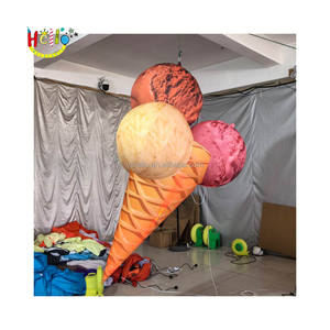 Simulación de publicidad inflable personalizada, modelo de helado, cono de helado inflable para actividades de promoción comercial - Product Image 6