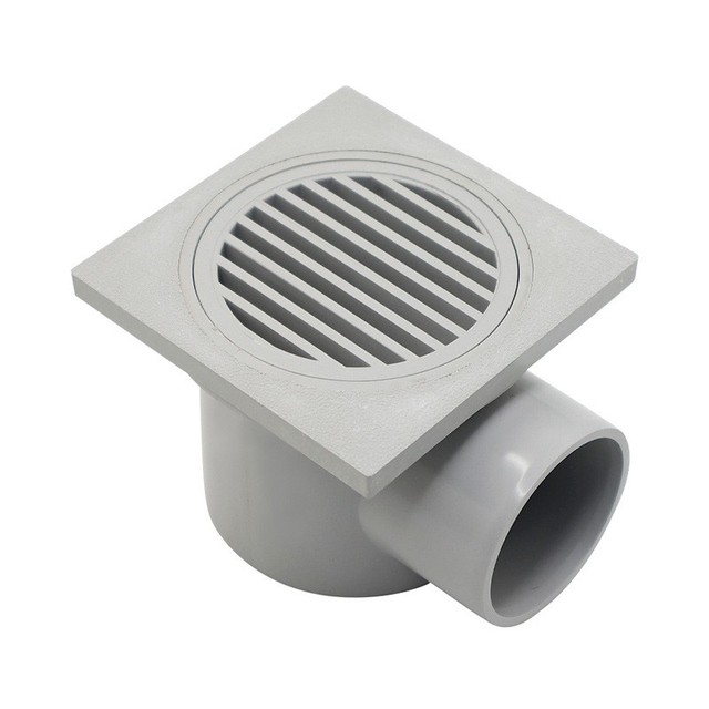 Modern OEM Custom Cheap High Quality Square 4 Inch Hotel Floor Drain Cover Anti Odor Stop Hair Plastic Strainer