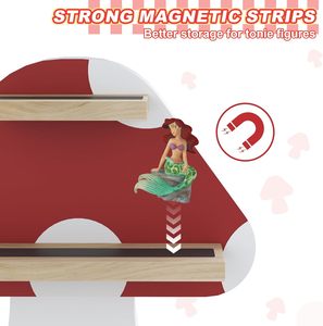 <span class=keywords><strong>Toniebox</strong></span> Starter Set Maison Décorative Mur Étagère En Bois pour Tonie Box boîte à musique Étagère Étagère Murale De Stockage - Product Image 4