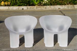 JingYue mobilier moderne de luxe transparent en résine personnalisé chaise éléphant artificielle ornement sculpture artisanale - Product Image 6