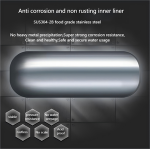 Kehui <span class=keywords><strong>chauffe</strong></span>-<span class=keywords><strong>eau</strong></span> <span class=keywords><strong>solaire</strong></span> plat avec réservoir d'<span class=keywords><strong>eau</strong></span> en acier inoxydable à pression 150L - Product Image 4