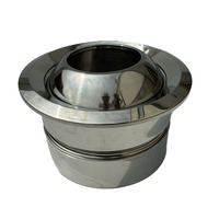 RS DUK 304 Buse de jet à bille en acier inoxydable, diffuseur à longue portée, faible bruit, haute performance, pour aéroports, gymnases, réglable et à fixation fixe