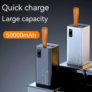 50000 ad alta capacità mAh PD Mobile Power Bank 22.5W ricarica rapida per esterno caricabatterie tesoro facile da caricare - Product Image 3
