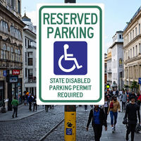 Panneaux de stationnement en aluminium de haute qualité 18x24 pouces en aluminium réfléchissant «Pas de stationnement» réservés Panneaux de stationnement en aluminium de type trafic