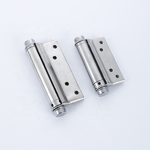 บานพับประตูเหล็กแบบสปริงคู่สีดำด้าน4นิ้วสำหรับประตูสวิง - Product Image 6