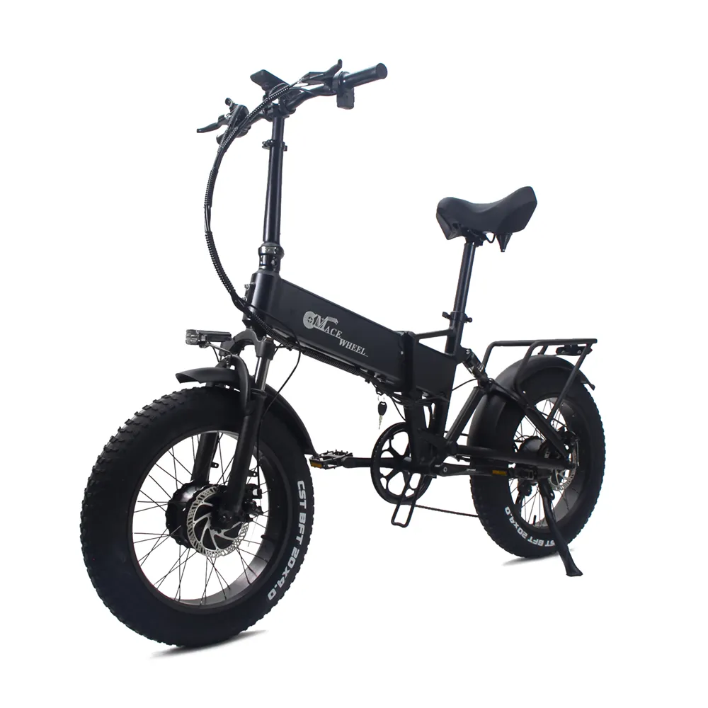 CMACEWHEEL RX20 MAX elektrikli bisiklet 750W çift motorlu 15Ah pil