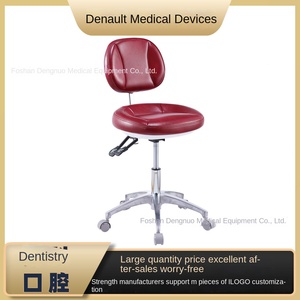 Silla Dental Manual para Estomatología, Silla de Doctor de Acero Inoxidable, Elevación, Equipo Giratorio de Terapia <span class=keywords><strong>Oral</strong></span>, Accesorio para Estomatología, 1 Unidad - Product Image 4