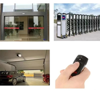 Télécommande universelle 433 MHz pour porte de garage, code fixe, apprentissage automatique, clonage, auto-copie, automatisation pour portails