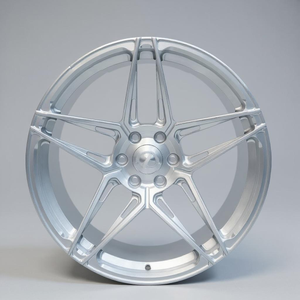 Jantes Sera 30 mm légères forgées polies argentées neuves 17-20 pouces pour berline de luxe ou voiture de sport - Product Image 1