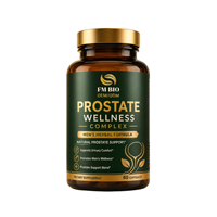 Capsules pour la santé de la prostate pour hommes OEM ODM, complément de palmier nain, favorise un flux urinaire sain, 60 capsules