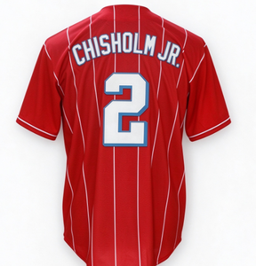 Camiseta de Béisbol Unisex con Nombre y Número Impresos y Cosidos, Manga Corta, 100% Poliéster, Uniforme Deportivo para Fanáticos - Product Image 3