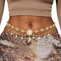 Nouvelle Arrivée Été Transfrontalier : Chaîne de Taille en Fer Perlé de 115 cm pour la Plage, Style Europe & Amérique, Chaîne de Corps Sexy pour le Voyage