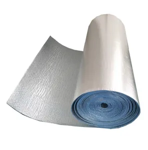 Lámina de aislamiento de radiador Xpe /Epe/Ixpe Rollo de lámina de aislamiento de espuma de aluminio para aislamiento de edificios