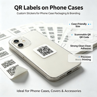 Etiquetas con Adhesivo, Código de Barras de Marca Registrada, Código QR de Trazabilidad, Número de Serie, Película Interna, Adhesivo Fuerte, Resistente al Agua