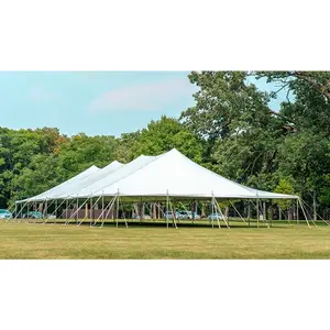 Wedding Marquee Luxury Commercial Party Tent 20X20 Heavy Duty Marquees Tent Wedding For 100 People Pole Tent