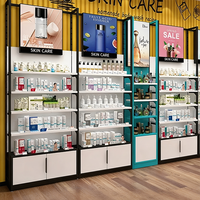 Présentoir sur pied lumineux à LED personnalisé pour cosmétiques, idéal pour salons de coiffure et salles d'exposition de produits de beauté – Vente directe usine