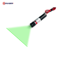 635nm 100mW 60 ° Laser à ligne fine rouge Module de diode laser compact 12x35mm avec modulation TTL pour l'inspection de la vision industrielle