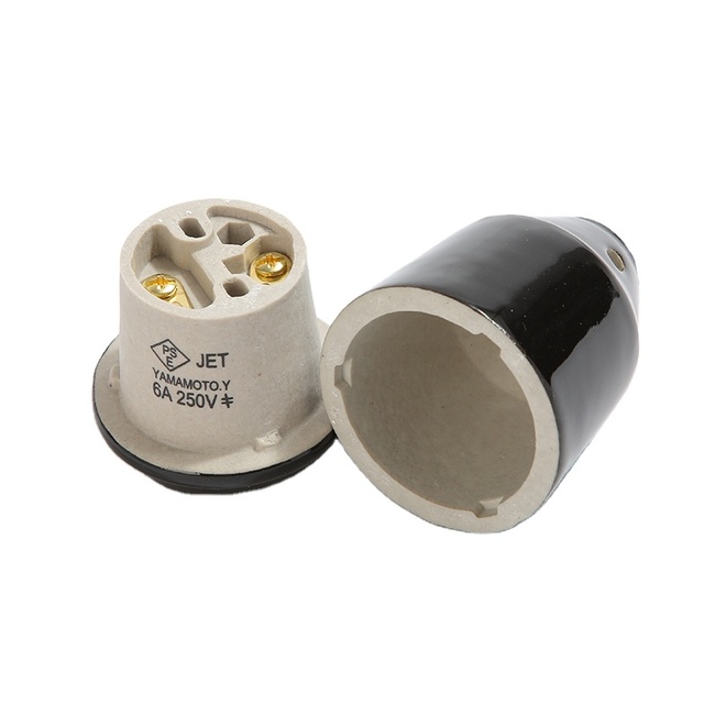 6A 250V Led lightning Holder PSE Ceramic Led Lamp Base E26 Porcelain Lamp Socket for Night Lights  and Floor Lamp