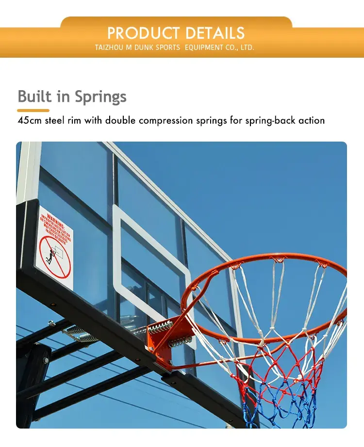 M024Plus hızlı güç asansör taşınabilir basketbol sistemi çıkarılabilir açık basketbol potası yetişkinler için kapalı açık standı