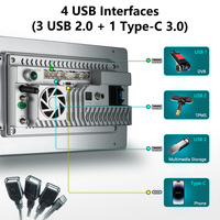 Navigateur universel 7870 9/10 pouces Android 13 lecteur DVD de voiture GPS Navigation Radio 8 cœurs 2.7GHz 2K NPU 8 hauts 6 NM EUV
