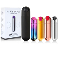 Otem Wiederaufladbarer USB Wasserdichter Mini-Bullet-Vibrator mit 10 Vibrationsstufen, Geräuscharm & Umweltfreundliches Design für Frauen