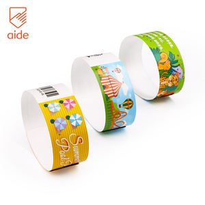 워터 파크 용 직접 인쇄 맞춤형 손목 밴드 열 팔찌 롤 식별 팔찌 열 팔찌 티켓 팔찌 - Product Image 4