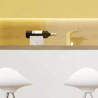 Porte-bouteille de vin en marbre en pierre naturelle en forme de U casier à vin Champagne Seaux debout refroidisseurs et supports rangement de cuisine