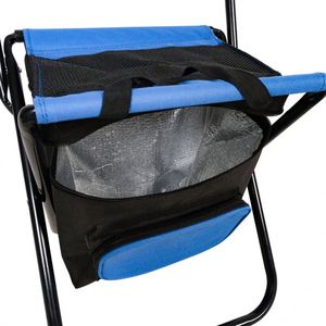 Lightweight Portable Folding Camping Stool with Backrest for Outdoor Fishing - Product Image 2