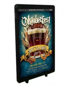 ولوحة إعلانات مقاومة للماء من الألومنيوم LED & نوع LCD للتسويق الخارجي للإعلان عن المشي البشري - Product Image 4