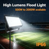 Éclairage LED à module unique 1000W en aluminium moulé sous pression IP66 avec garantie de 5 ans pour les stades sportifs, les terrains de football et de hockey