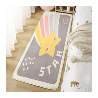 Tapis en microfibre doux imprimé pour chambre à coucher, tapis numérique 3D, tapis imprimé antidérapant moins cher pour salon, tapis pour enfants