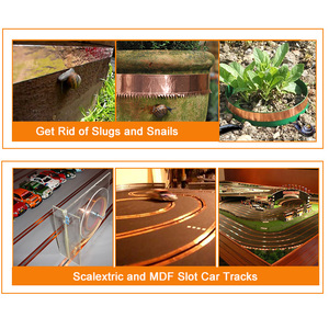 Двусторонняя проводящая лента из луженой медной фольги, 20 метров, электроэкранирующая малярная лента, односторонний термостойкий клей - Product Image 4