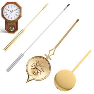 <span class=keywords><strong>Pendolo</strong></span> in Metallo per Orologio <span class=keywords><strong>a</strong></span> <span class=keywords><strong>Pendolo</strong></span>, Design <span class=keywords><strong>a</strong></span> Disco/Cilindrico per Orologio da Parete al Quarzo, Accessorio per Riparazione Fai-da-Te - Product Image 1