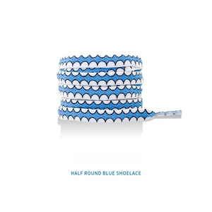 Lacets plats en polyester de 8 mm de large à motif imprimé Rotundity pour baskets, chaussures de sport et décontractées – Lacets personnalisables de qualité supérieure - Product Image 4