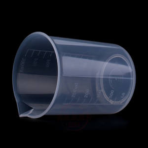 Hiju 250 मिलीलीटर पॉलीप्रोपाइलीन प्लास्टिक बेकर थोक टिकाऊ और प्रयोगशाला मिश्रण के लिए गर्मी प्रतिरोधी - Product Image 2