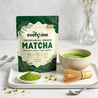 Poudre de Matcha biologique de qualité cérémonielle en gros |   Thé santé |   Ever Shine |   Latte de boulangerie |   Certifié USDA EU Kosher Halal
